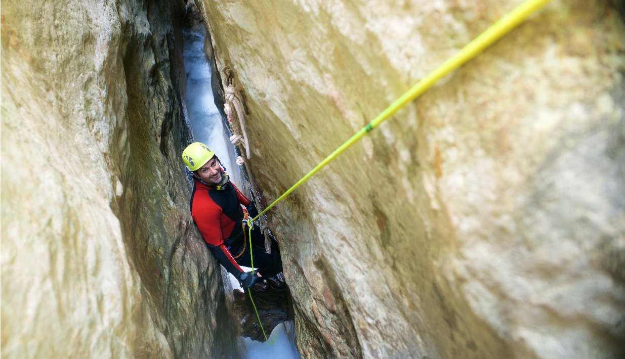 activités dans le massif des vosges canyoning