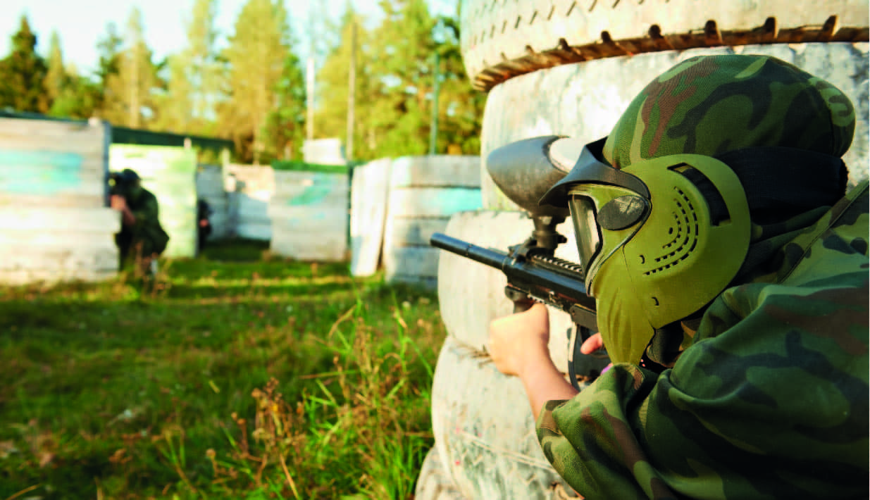 activités dans le massif des vosges paintball